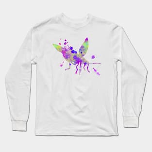 Firefly Watercolor Painting Long Sleeve T-Shirt